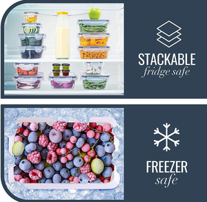 12 Piece BPA-free <span class=keywords><strong>PP</strong></span> nhựa thực phẩm lưu trữ <span class=keywords><strong>container</strong></span> với <span class=keywords><strong>Leak</strong></span>-<span class=keywords><strong>proof</strong></span> Snap khóa nắp không khí lưu trữ chặt chẽ kín cho rò rỉ bằng chứng - Product Image 5