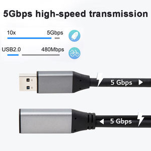 LUNG KAY 10M 15M สายต่อ USB ตัวเพิ่มสัญญาณ 5Gbps การถ่ายโอนข้อมูล 3.0 สายต่อขยายแบบแอคทีฟชายหญิงสำหรับแล็ปท็อป - Product Image 3