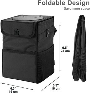 Xe Thùng Rác Có Thể Với Nắp Xe Thùng Rác Túi Với Túi Lưu Trữ Xe Thùng Rác Thùng Rác Bin - Product Image 2