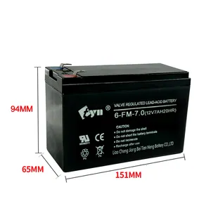 12v7ah铅酸电池7ah 12v电池exide逆变器电池ebike
