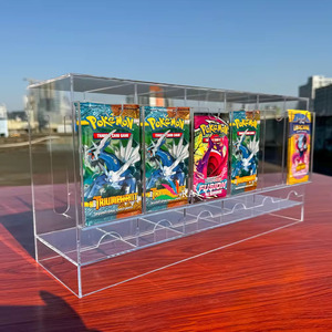 Boîtes de boosters TCG Yu-Gi-oh <span class=keywords><strong>Pokemon</strong></span> empilables modernes, écologiques et résistantes à l'eau, personnalisées, 3/6 emplacements, en acrylique - Product Image 2