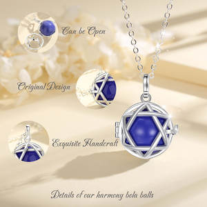 Ciondolo David della Stella di Balle Bali per Gravidanza, Sfere dell'Armonia, Vendita all'Ingrosso - Product Image 2