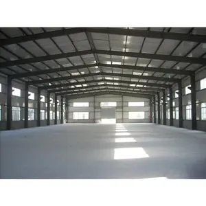 prefab iron structure warehouse / flour mill workshop building