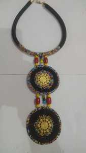 Joyería de Moda con Temática Africana Hecha a Mano con Hueso, Cuerno y Cuentas de Vidrio para Revender en Tiendas de Accesorios de Moda - Product Image 4