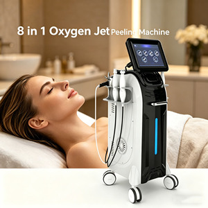 Appareil de soin de la peau multifonctionnel 8 en 1 pour la récupération des peaux endommagées par le soleil, machine à jet d'oxygène pour le visage - Product Image 1
