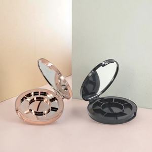 Boîte à poudre vintage vide, étiquette privée, conteneur de luxe pour fard à joues, boîte en plastique pour poudre libre - Product Image 1