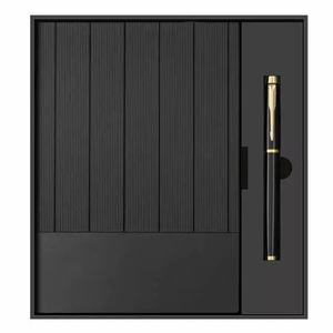 2025 New Personalized Corporate <b>Gift</b> Set Souvenir PU Leather Notebook Diary <b>Box</b> with Metal Pen Journal Logo for Promotion Events - Product Image 1