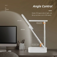 Lampes de travail rechargeables, lampes de chevet sans fil pour chambre à coucher, lampes d'étude créatives à LED RGB modernes, lampes de lecture magnétiques à LED pour bureau