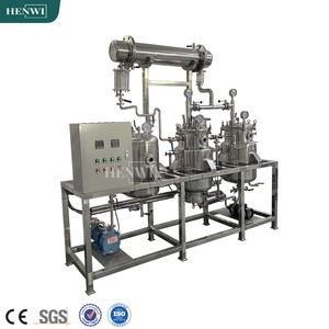Equipo de concentración de extracción Henwi 50-500L Equipo de máquina de concentración de extracción de aceite esencial de flores de plantas herbales - Product Image 1
