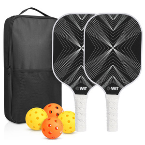 WiT Pickleball Paddles 2 Rackets 4 Balls 1 Bag Anti <b>Slip</b> Outdoor Sports Equipment - Product Image 1