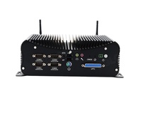 Mini Computadora Industrial sin Ventilador EGLOBAL, Intel Core I7-10510U, 2*DDR4, MSATA SSD, Win10, VGA HD, 2*RJ45 LAN, 6*USB, PC con Linux Integrado