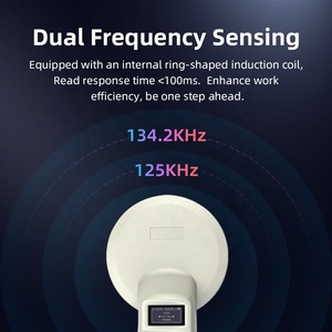 Handheld Animal Microchip Scanner 134.2KHz/125KHz Pet Cat Dog <strong>Tag</strong> <strong>RFID</strong> <strong>Reader</strong> FDX-B ISO11784 ISO11785 Format - Product Image 2