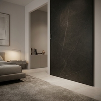 Carreaux muraux et de sol en pierre frittée JBN gris espagnol mat pour salon, chambre, salle à manger et aménagement paysager - Grande dalle, 1ère qualité