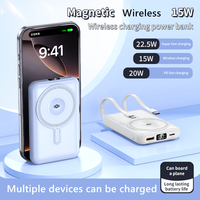 Nouvelle batterie externe magnétique sans fil ultra-mince tendance 2026, chargeur de téléphone portable portable pleine capacité 10000 mAh