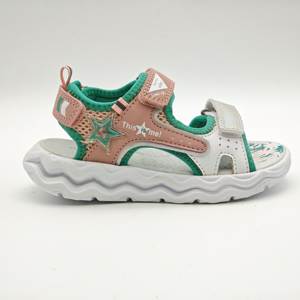 Sandales d'été multicolores pour filles - <span class=keywords><strong>Velcro</strong></span> respirant, semelle souple antidérapante, bout ouvert, chaussures décontractées pour tout-petits - Product Image 4