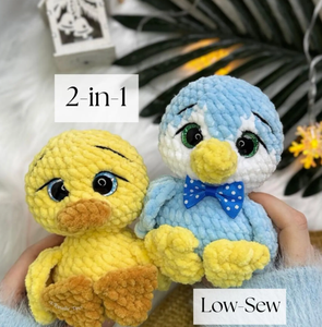 Chim Cánh Cụt Crochet mẫu vịt Crochet Mẫu Amigurumi Vịt Chim Cánh Cụt mẫu tiếng anh PDF Mẫu DIY Crochet mẫu - Product Image 1