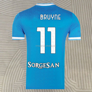 Venta al por mayor personalizado 25/26 Napoli Jersey Madrides Jersey secado rápido fútbol Jerseys fútbol chándal McTOMINAY Maglia Napoli - Product Image 6