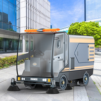 Barredora de Calles U220C, Máquina de Limpieza Automática Industrial para Carreteras y Pisos, en Venta