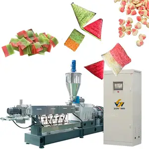 automatic puffed snacks production line inflated snack food manufacturing plant with CE