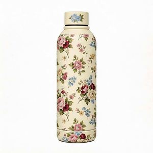 Vaso de Metal Moderno con Diseño Impreso para Adultos, Botella de Agua de Acero Inoxidable Hecha a Mano con Palabras Clave Hechas a Mano - Product Image 4