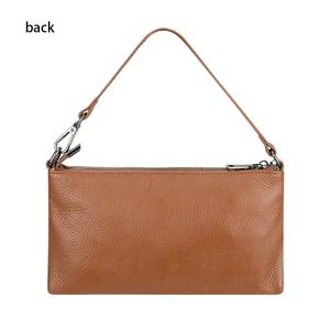 Sac à bandoulière simple AndoBag, sac à main fin en cuir véritable, sac à main décontracté tendance, deux sangles 1857 - Product Image 3