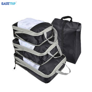 Juego de Cuatro Bolsas de Almacenamiento de Viaje Unisex, Impermeables, de Nailon, Comprimibles, Multifuncionales, con Cierre de Cremallera para - Product Image 2