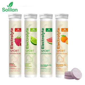 Venta al por mayor Tabletas de electrolitos de hidratación efervescentes sin azúcar Nutrición deportiva con sabor a limón y Lima Suplementos energéticos Adultos - Product Image 5