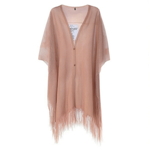 Copricostume con bottoni e frange 92x165cm - Product Image 2