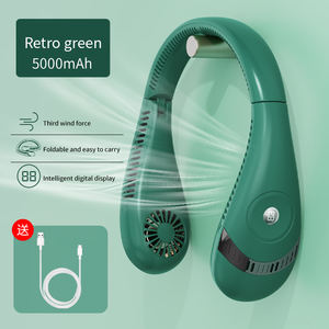 ใหม่ คอแขวน ระบายเสียงรบกวนเย็น พัดลมขนาดเล็กที่เงียบสงบ ระบายความร้อนได้รวดเร็ว สะดวกสบาย - Product Image 3