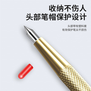High Hardness Tile Marking Pen Gold Version For Interior Tiles Room Use Matte Finish Industrial Design - Product Image 4