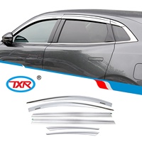 Visière d'évent de pluie de porte galvanisée déflecteurs de vent garde tout temps visières de fenêtre chromées automatiques pour UNI-K Changan 2021-