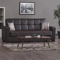 Schlafen 3 Sitz Stoff Kunstleder Schlafs ofa Sofa Compani Bett Gepolsterte Schlaf Sofa Couch Futon für Wohnzimmer mit Lagerung