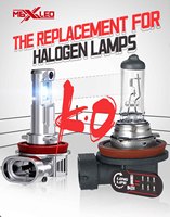 Ampoules de phares LED M6X 9012 HIR2 9005 9006 avec puces LED GC-5530 5000LM cuivre PCB 12V tout en un design pour phare LED de voiture
