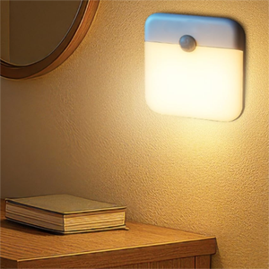 Articles chauds 2025 500mAh USBC Smart sans fil USB Rechargeable lampe à <span class=keywords><strong>LED</strong></span> PIR capteur de mouvement veilleuses lumière magnétique avec aimant - Product Image 1
