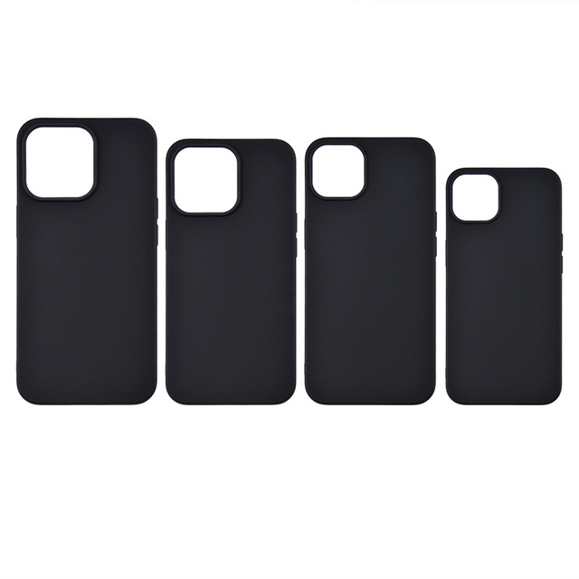 Lightweight Black TPU Material Cell Phone Case for iPhone 13,Matte Anti Fingerprint Mobile Phone Bags Case for iPhone 13 Pro Max