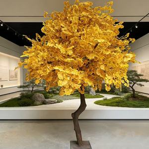 <span class=keywords><strong>Albero</strong></span> Artificiale Realistico di Ginkgo, Decorazione per Interni ed Esterni, per Hotel, Centri Commerciali e Giardini - Product Image 1
