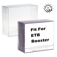 Caja Protectora Plegable de PVC Transparente de 0.5mm Resistente a los Rayos UV para Cartas Coleccionables TCG MTG, a Prueba de Polvo