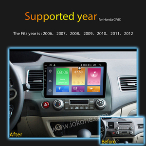 <span class=keywords><strong>pas</strong></span> <span class=keywords><strong>cher</strong></span> prix 10.1 "<span class=keywords><strong>Android</strong></span> 9.0 IPS 2.5D HD écran tactile <span class=keywords><strong>auto</strong></span> radio 2 din système audio de voiture pour Honda CIVIC 2006-2011 - Product Image 5