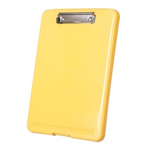 Factory Plastic Clipboard <b>File</b> <b>Box</b> A4 Document Storage Student Office Organizer Transparent Blue Pink Yellow White Green Purple - Product Image 4