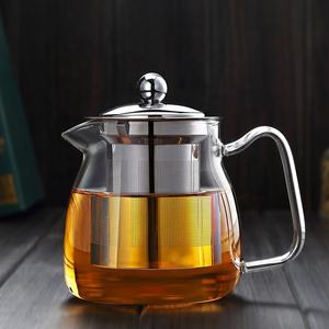 <span class=keywords><strong>Teiera</strong></span> in Vetro Trasparente Personalizzata con Infusore Rimovibile, Bollitore in Vetro Sicuro per Piano Cottura - Product Image 2