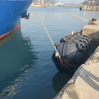 ZHH Flotador Hidráulico Neumático Cilíndrico Antienvejecimiento para Barcos, Neumático de Avión, Bote Inflable, Goma para Barcos, Shandong