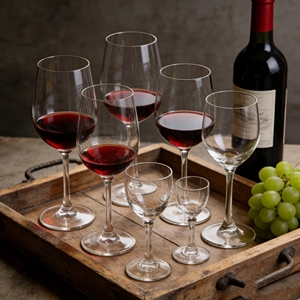 Verres à pied fin en cristal haute transparence, design classique, base antidérapante, pour réunions <span class=keywords><strong>de</strong></span> <span class=keywords><strong>famille</strong></span> et comptoirs <span class=keywords><strong>de</strong></span> bar - Product Image 6