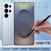 Smartphone 5G haute performance S25 Ultra Deca Core 16 Go + 1 To, écran 7,3 pouces, stylet intégré, appareil photo 108 MP, téléphone de jeu Android