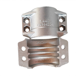 Kẹp ống hai mảnh nhôm/SUS304 kẹp ống an toàn hạng nặng giá cả cạnh tranh cho kẹp ống an toàn - Product Image 6
