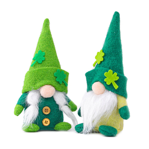 Bambola di peluche senza volto per la decorazione di gnomi di san valentino ornamenti per la casa della fattoria fatti a mano per la decorazione del giorno di san patrizio - Product Image 1