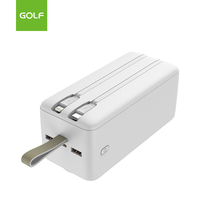Vente en gros Centrale électrique grande capacité LCD numérique double USB charge rapide PD 20W Power Bank portable 50000mAh avec câble