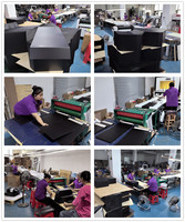 Nouveaux vêtements Karton Carton Emballage boîte ondulé mat noir emballage boîte postale Boîtes d'expédition personnalisées avec logo emballage