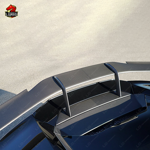 Perfetto montaggio Spoiler <span class=keywords><strong>N</strong></span> style LP610 EVO 2014-2019y Spoiler posteriore per camion in fibra di carbonio a secco per Lamborghini Huracan LP610 EVO - Product Image 4