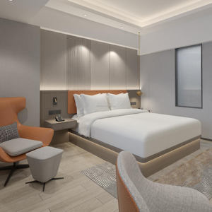 Meubles de chambre à coucher modernes en bois massif pour hôtel cinq étoiles, personnalisés par l'usine pour salon et chambre à coucher - Product Image 2