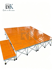 Mobile <b>Stage</b> <b>Platform</b> Aluminum Riser Floor Mounting Outdoor Concert Use - Product Image 1